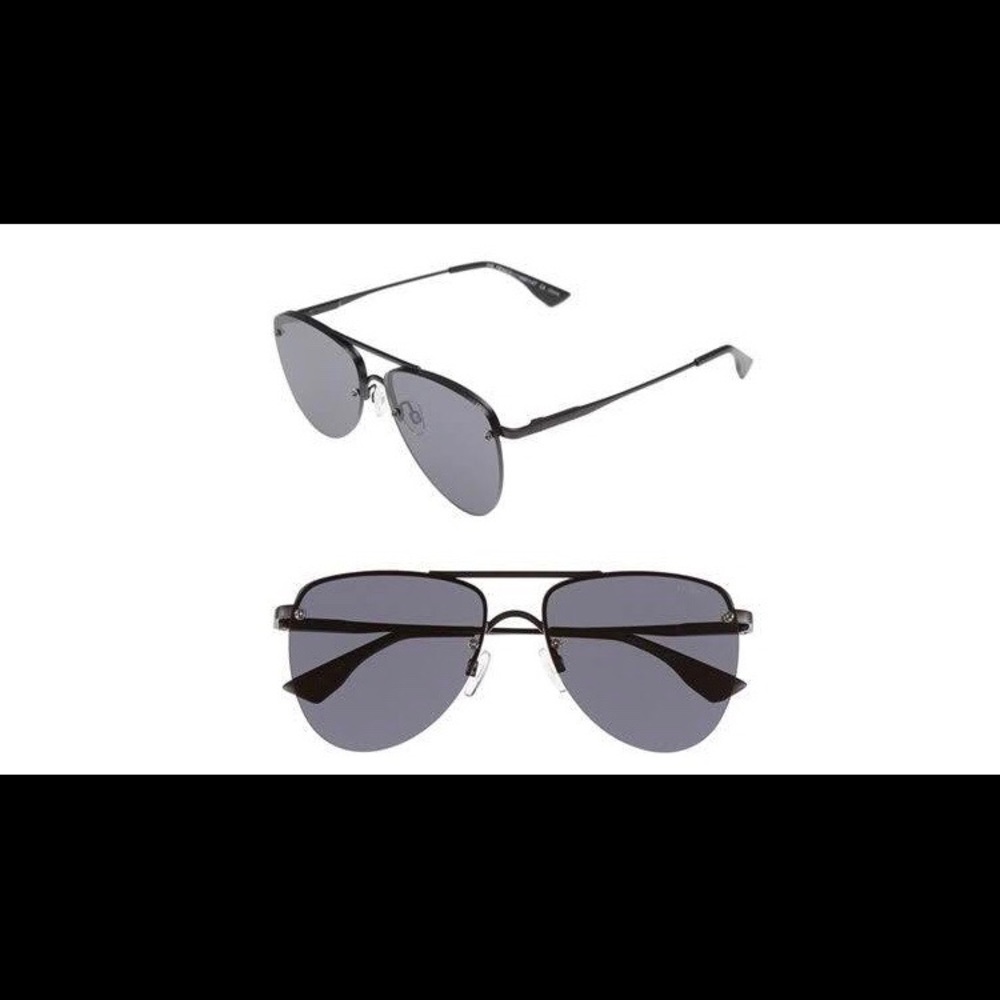 Le Specs ‘The Prince’ black sunglasses